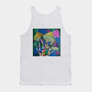 Mushrooms abstract Tank Top